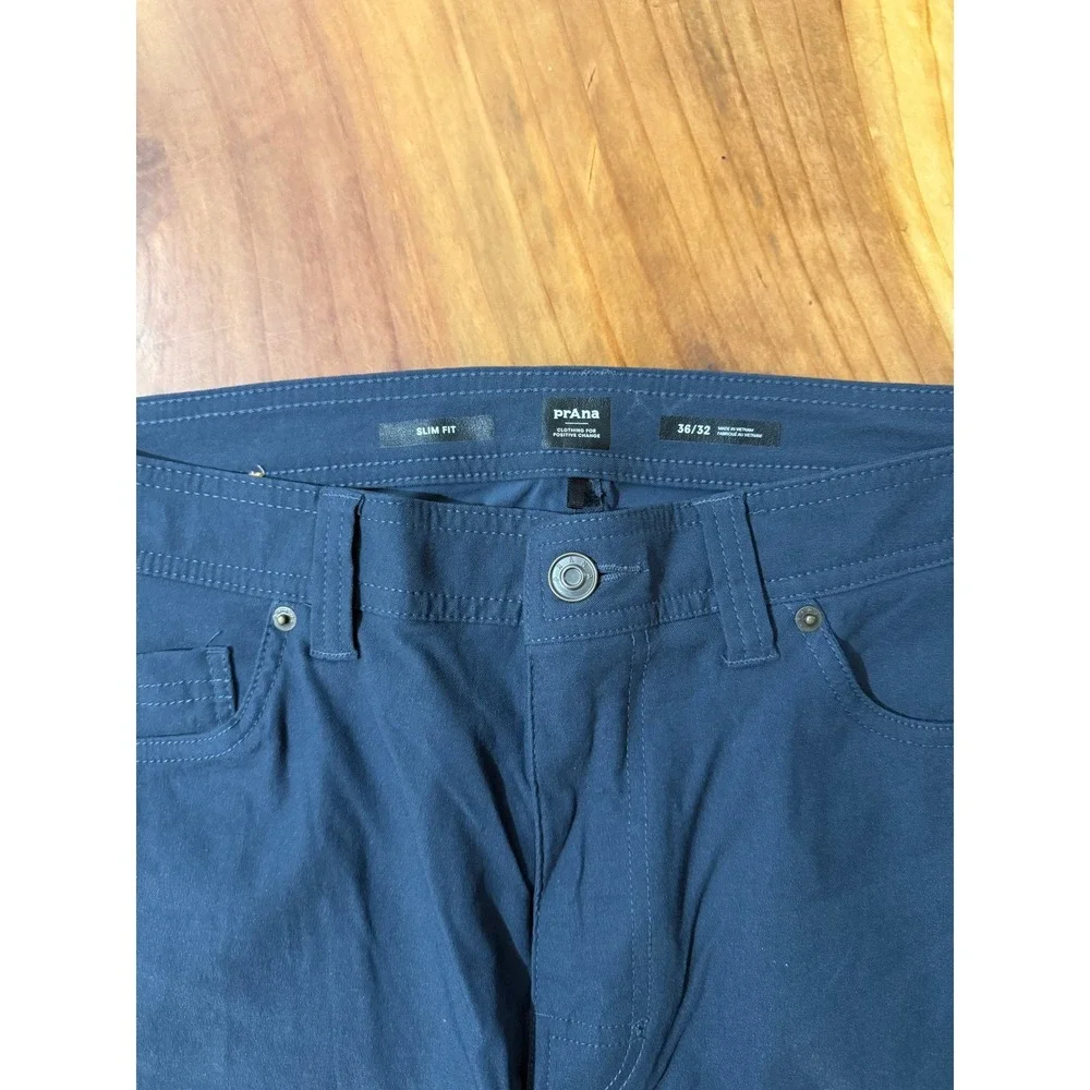 Prana Brion Slim II Mens Pants 36 x 32 Hiking Outdoor Lightweight 1965551 B4-1